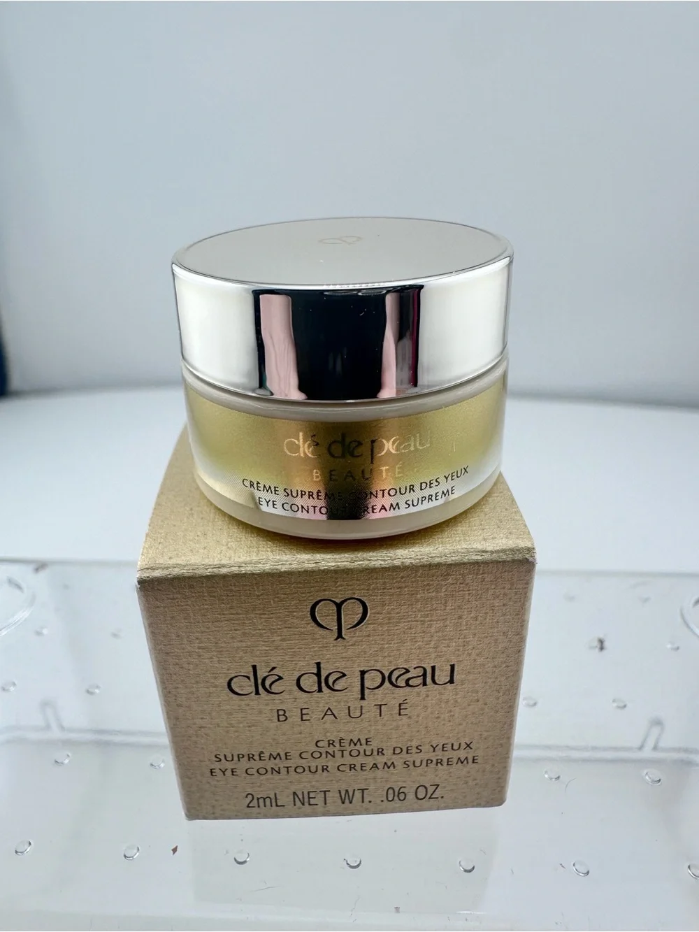 Cle De Peau Eye Contour Cream Supreme Mini 2ml/.06 oz NIB & Fresh